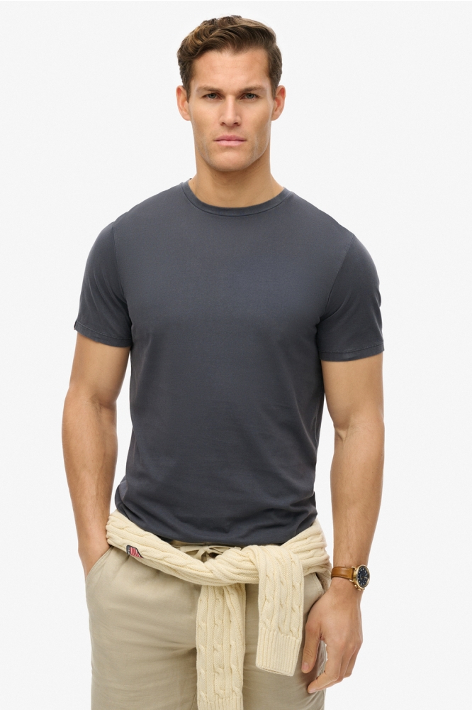 CLASSIC ESSENTIAL TEE M1012140A WASHED ECLIPSE NAVY 